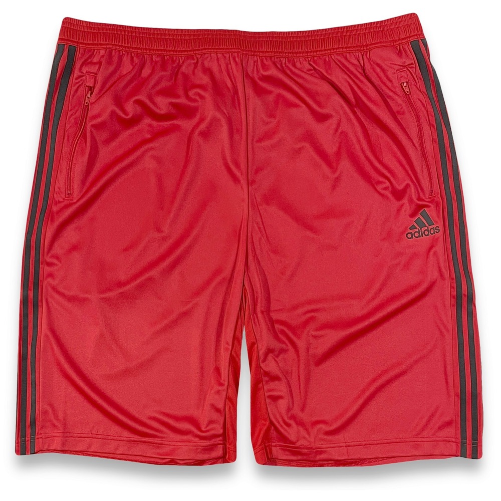 Adidas 3-Stripes Training Shorts - NWT Mens Size 3XLT Red - #44525-C1